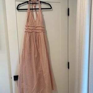 Eyelet halter dress!
